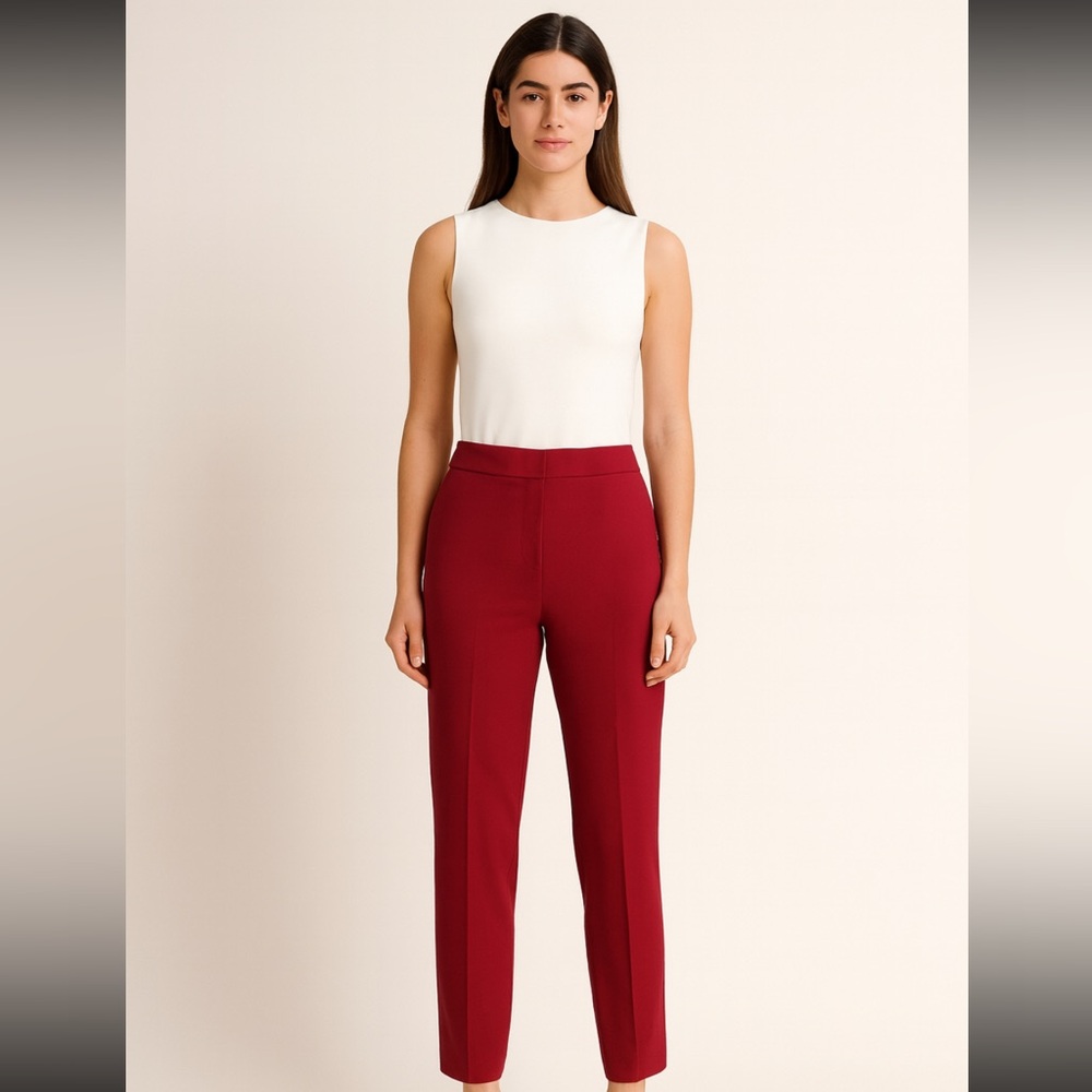 Brooks Brothers Women's Red Straight Leg Pants